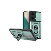 Xiaomi Poco X6 Kılıf Pars Lens Yüzüklü Silikon - Yeşil