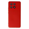 Xiaomi Poco X6 Pro Kılıf Nano İçi Kadife Silikon - Kırmızı