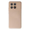 Xiaomi Poco X6 Pro Kılıf Nano İçi Kadife Silikon - Pudra