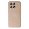 Xiaomi Poco X6 Pro Kılıf Nano İçi Kadife Silikon - Pudra