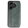 Xiaomi Redmi 13 4g Kılıf Flip Cover - Koyu Yeşil