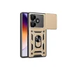 Xiaomi Redmi 13 4g Kılıf Pars Lens Yüzüklü Silikon - Gold