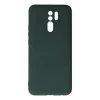 Xiaomi Redmi 9 Kılıf Nano İçi Kadife Silikon - Koyu Yeşil