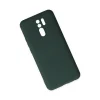 Xiaomi Redmi 9 Kılıf Nano İçi Kadife Silikon - Koyu Yeşil