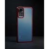 Xiaomi Redmi Note 11 Pro Kılıf Razer Lensli Silikon - Gümüş