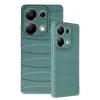 Xiaomi Redmi Note 13 Pro 4g Kılıf Bibercas Silikon Kapak - Koyu Yeşil
