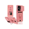 Xiaomi Redmi Note 13 Pro 4g Kılıf Zuma Kartvizitli Yüzüklü Silikon - Pembe