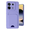 Xiaomi Redmi Note 13 Pro 5g Kılıf Kelvin Kartvizitli Silikon - Lila
