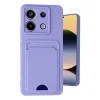Xiaomi Redmi Note 13 Pro 5g Kılıf Kelvin Kartvizitli Silikon - Lila