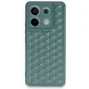 Xiaomi Redmi Note 13 Pro 5g Kılıf Petek Silikon Kapak - Koyu Yeşil
