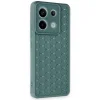Xiaomi Redmi Note 13 Pro 5g Kılıf Petek Silikon Kapak - Koyu Yeşil