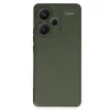 Xiaomi Redmi Note 13 Pro Plus Kılıf Nano İçi Kadife Silikon - Koyu Yeşil