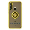 Xiaomi Redmi Note 8 Kılıf Montreal Yüzüklü Silikon Kapak - Sarı