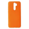 Xiaomi Redmi Note 8 Pro Kılıf Nano İçi Kadife Silikon - Turuncu