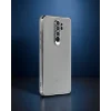 Xiaomi Redmi Note 8 Pro Kılıf Razer Lensli Silikon - Gümüş