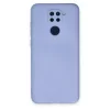 Xiaomi Redmi Note 9 Kılıf Nano İçi Kadife Silikon - Lila