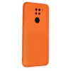 Xiaomi Redmi Note 9 Kılıf Nano İçi Kadife Silikon - Turuncu