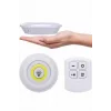 Yapışkanlı 3lü Spot Led Işık Lamba Montajsız Pilli Uzaktan Kumandalı