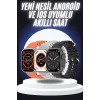 Yeni Nesil Akıllı Saat Çok Yönlü Titreşimli 49 MM Android ve İOS Uyumlu