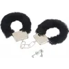 Yeni Siyah Peluş Kelepçe