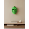 Yeşil Dekoratif Korku Maskesi Duvar Süsü