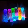 Yeşil Led Işıklı Baskı Yapılabilen Pilli Bileklik Bilezik 1,5 cm Genişlik