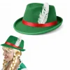 Yeşil Tüylü Alman Bavyera Şapkası