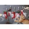 Yılbaşı Temalı Zilli Kedi Oyun Oltası