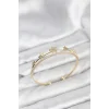 Yıldız Model Gold Renk Pirinç Kadın Bileklik