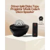 Yıldız & Okyanus Dalga Projektörü – Bluetooth / USB Hoparlörlü