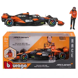 1:24 Formula 1 McLaren MCL38 Miami Grand Prix 2024