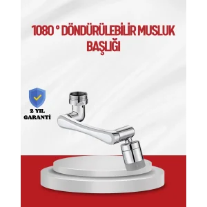 1080° Çok Yönlü Musluk Aparatı Püskürtme ve Köpük Akışlı