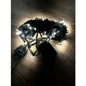 10m 100 Led Damla Uçlu Gün Işığı Siyah Kablo Mz-17-3