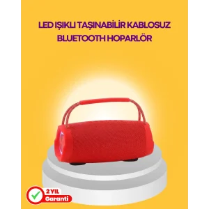 10W Güçlü Stereo Ses Sunan IPX6 Bluetooth Hoparlör