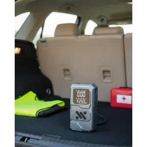 12.000 mAh Akü Takviye Destekli LED Işıklı Araç Kompresörü