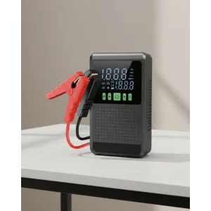 12.000 mAh Şarjlı Araç Akü Takviye ve Işıklı Hava Kompresörü