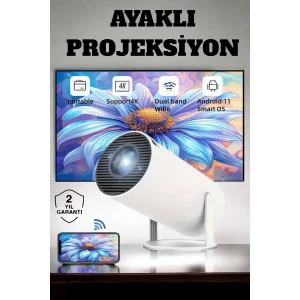 130 İnç Geniş Ekran ve 4K Destekli Full HD Projeksiyon Cihazı