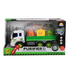 13078 SUN-YFN 1:16 GERİ DÖNÜŞÜM KAMYONLARI  IŞIKLI