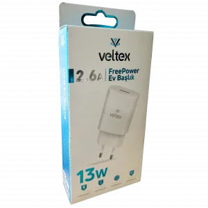 13W 2.6A Usb Şarj Başlığı Veltex VTX-002
