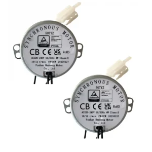 2 Adet 50 TYZ 10/12 RPM Kuluçka Motoru Viyol Çevirme