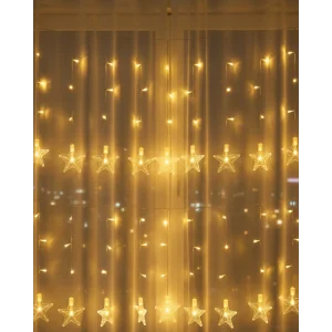 20 Yıldızlı LED Şerit Işık 5W Güç İç Mekan Parti ve Vitrin Süsleme