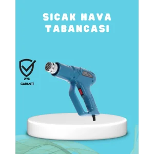 2000W Sıcak Hava Üfleme Tabancası Seramik Rezistanslı Profesyonel