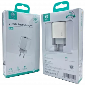 20W PD + Qc3.0 Usb Çift Girişli Şarj Başlığı DVIP N30