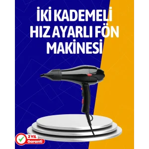 2200W Güçlü Motorlu Ergonomik Fön Makinesi