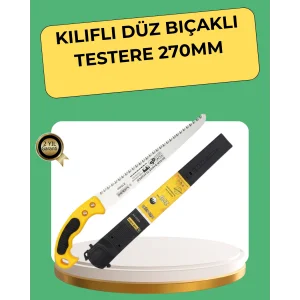 270 mm Düz Bıçaklı Bahçe Budama Testeresi Kılıflı