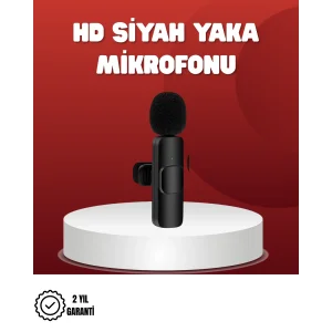 2’li Kablosuz Yaka Mikrofonu iPhone İçin Profesyonel Video Ses