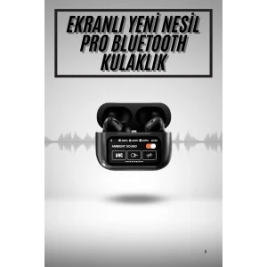 2.Nesil Pro Ekranlı Sesli Görüşme Yapabilen Kablosuz Bluetooth Kulaklık