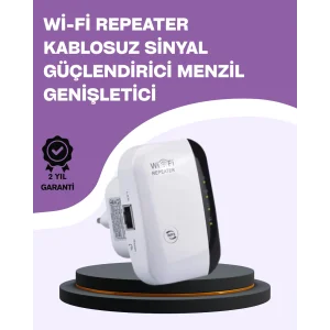 300 Mbps Kablosuz WiFi Menzil Genişletici – Repeater & AP Modu