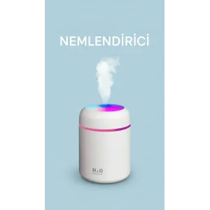 300 ml Ulrasonik Ledli Hava Nemlendirici Buhar Makinesi Ve Aroma Difüzörü
