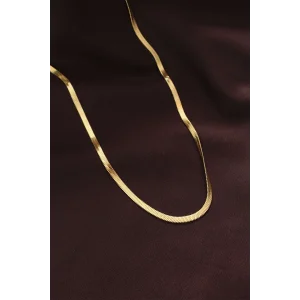 316L Çelik Altın Renk 60 cm İtalyan Zincir Kolye